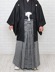浦和 袴レンタル　着物　男紋服 成人式
